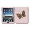 Apple iPad Pink Snap-On Cover Faceplate (Butterfly)