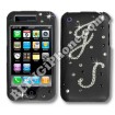 Apple iPhone 3G/3GS Black Swarovski Cover (Initials)