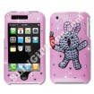 Apple iPhone 3G/3GS Pink Swarovski Cover (Bunny)