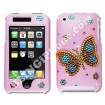 Apple iPhone 3G/3GS Pink Swarovski Cover (Butterfly)